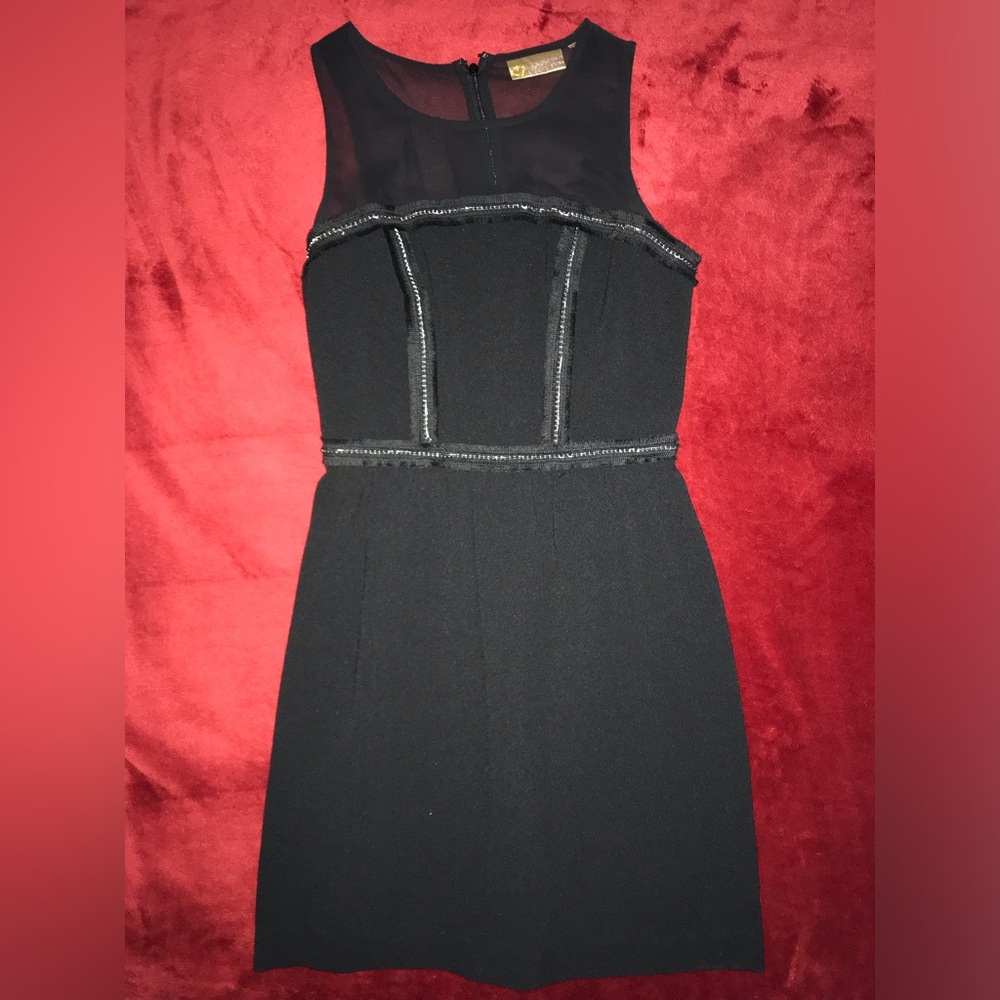 Vera Wang Black Mini Dress